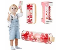 CLASSIC WORLD Medinis Raindrop Žaislas Raudonas, Su Rutuliukais
