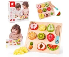 Classic World Vaisių Pjaustymo Rinkinys Montessori 20 vnt.