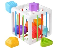 Jokomisiada „Cube Sorter“ žaislas kūdikio trintukui
