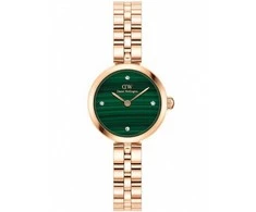 Daniel Wellington Moteriškas Laikrodis Elan Lumine Malachite Rožinė Aukso 22mm