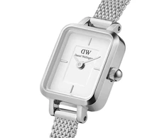 Daniel Wellington Moteriškas Laikrodis Quadro Mini 15mm DW00100726 - Sidabrinis