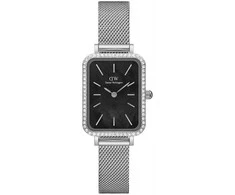 Daniel Wellington Moteriškas Laikrodis Quadro Sidabrinis Tinklas DW00100667