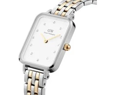 Daniel Wellington Moteriškas Laikrodis Quadro Lumine 20mm Dviejų Spalvų