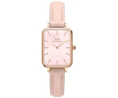 Daniel Wellington Moteriškas Laikrodis Quadro Pressed Melrose Pearl 20mm Rožinis Aukso