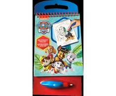 Kids Licensing Dažymo puslapiai + vandens rašiklis Paw Patrol