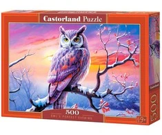 Castorland Dėlionė 500 vnt. - Pelėdos