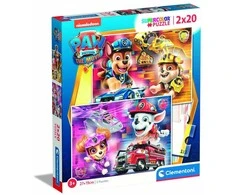 Clementoni Dėlionė 2x20 vnt. - PAW Patrol (Šunyčiai patruliai)