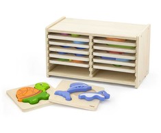 Dėlionė Viga Toys „Viga“ žaislų medinis galvosūkis 12 lentų