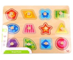Dėlionė Tooky Toys Žaislų žaislų galvosūkis Montessori mokymosi figūros su kaiščių figūromis