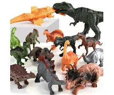 Dinozaurų figūrėlių rinkinys 44 vnt su dėže