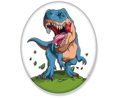Dinozauro formos pagalvėlė