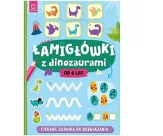 Aksjomat Dinozaurų galvosūkiai 6+ įdomios užduotys