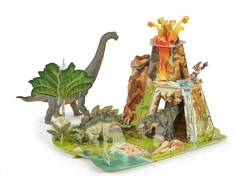 Dinozaurų krašto peizažas 40x56x38cm, papo
