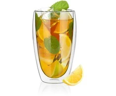 Banquet Stiklinis puodelis be ąselės, dvigubomis sienelėmis 1vnt 500ml "Doblo"