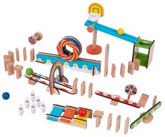 Tooky Toys „Domino Piake“ pastato žaislų blokai