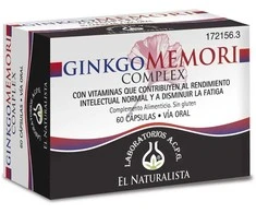 "El Natural Ginkgomemori" kompleksas 60 kapsulių