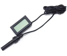 Elektroninis termometras su drėgmės jutikliu