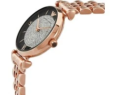 Emporio Armani Moteriškas Laikrodis Gianni T-Bar AR11402 Rožinės Aukso