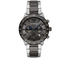 Emporio Armani Vyriškas Laikrodis AR11391 Mario Juodas/Sidabrinis