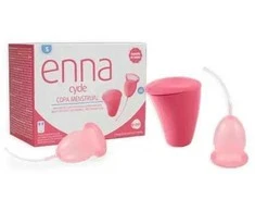 Enna Cycle Menstrual Cup Size S 2 Cups Sterilizer