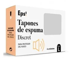 "Eps" ausų kištukai Discret 6 vienetų dydis L