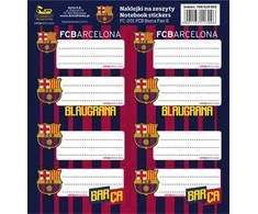 FC Barcelona užrašų knygelės lipdukai