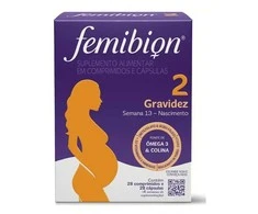 Femibion 2 maisto papildas būsimoms mamytėms 28 tabletės ir 28 kapsulės