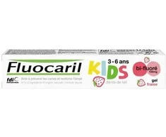 Fluocaril Kids Bi-fluorides dantų pasta vaikam braškių skonio 3-6 metų 50ml