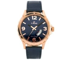 G. ROSSI Laikrodis 10273A Japonijos mechanizmas, mėlynas dial'as