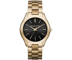 MICHAEL KORS Moteriškas laikrodis MK3478 - Runway, auksinis
