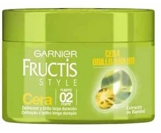 "Garnier Fructis Style Shine Wax Strong Definition 2" stiprios fiksacijos plaukų vaškas 75ml