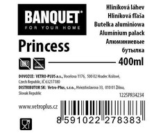 Gertuvė Banquet Aliuminio Buteliukas 400 ml Rožinė