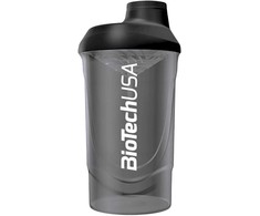 Gertuvė BioTech Shaker Wave 600ml juodas