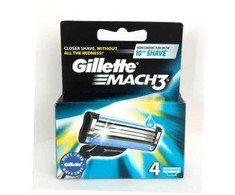 Gillette Skustuvai Mach3 4 Vnt.