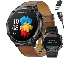 GRAVITY GT21-4 Vyrų Išmanusis Laikrodis - Bluetooth Skambučiai, Papildomas Dirželis