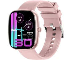 GRAVITY Išmanusis laikrodis GT18-1 - Bluetooth, rožinė auksinė