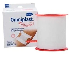 "Hartmann Omniplast" lipni juosta balta 5 cmx5 m