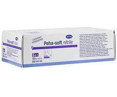 Hartmann Peha minkštos nitrilo pirštinės, mažo dydžio, 100 vnt