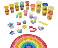 Hasbro Glitter Play-Doh 21 Colors + FeMki ZA5120