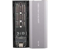 Disko adapterio dėklas M.2 SATA NGFF USB 3.1