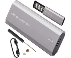 Disko adapterio dėklas M.2 SATA NGFF USB 3.1