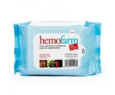 "Hemofarm Plus" drėgnos servetėlėlės 20 vnt