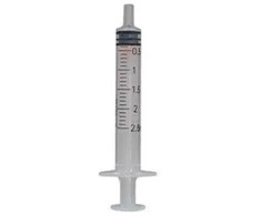 ICO Sterilus švirkštas Storas antgalis 2,5ml