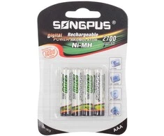 Įkrovimo baterijos AAA R3 4 vnt. 2700mAh