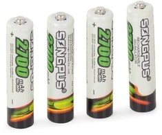 Įkrovimo baterijos AAA R3 4 vnt. 2700mAh
