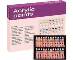 ISO TRADE Akriliniai dažai 24 vnt. 12 ml