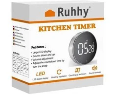 ISO TRADE Elektroninis virtuvės laikmatis Ruhhy 22052 su LED ekranu