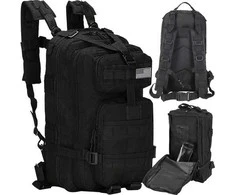 ISO TRADE Karinis kuprinė XL 35L Juoda