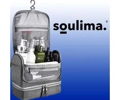 ISO TRADE Kelionių kosmetinė Soulima 23184 Didelė, pilka