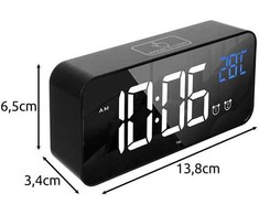 IZOXIS Elektroninis žadintuvas LED laikrodis 24736 – Daugiapakopis, garsus, su snooze funkcija